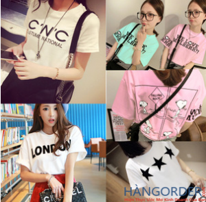 Nguồn hàng sỉ các loại áo phông nữ giá rẻ chất đẹp hàng Quảng Châu